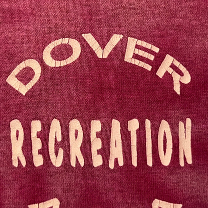 Vintage 90s Dover Recreation Area T Shirt Single Stitch Tee Red Unisex L Large