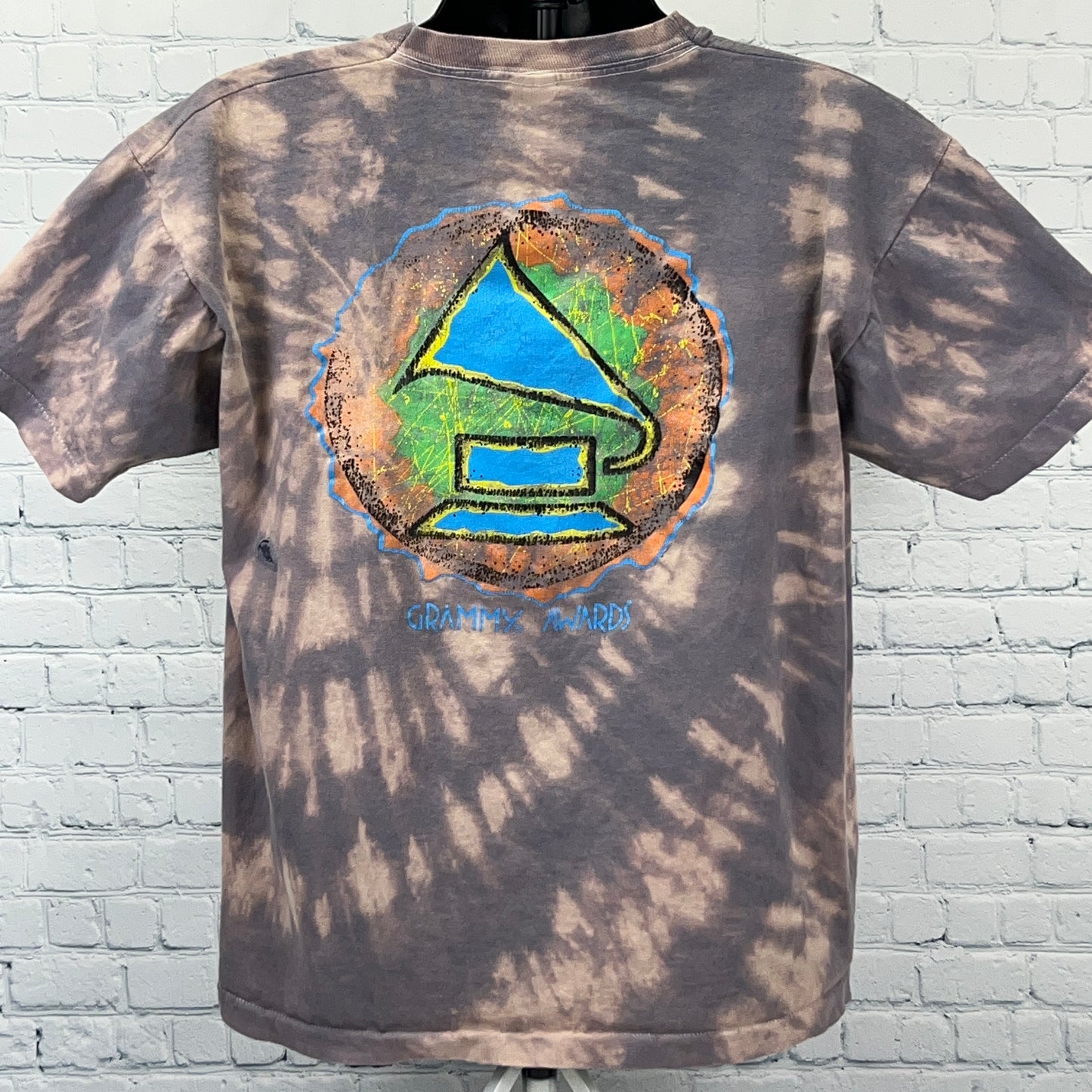 Vintage 90s Grammy Awards Logo T Shirt Music Made In USA Gray Unisex XL X-Large