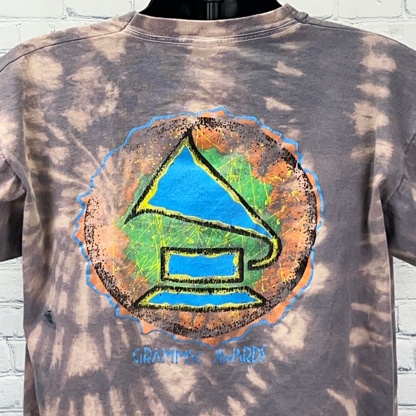 Vintage 90s Grammy Awards Logo T Shirt Music Made In USA Gray Unisex XL X-Large