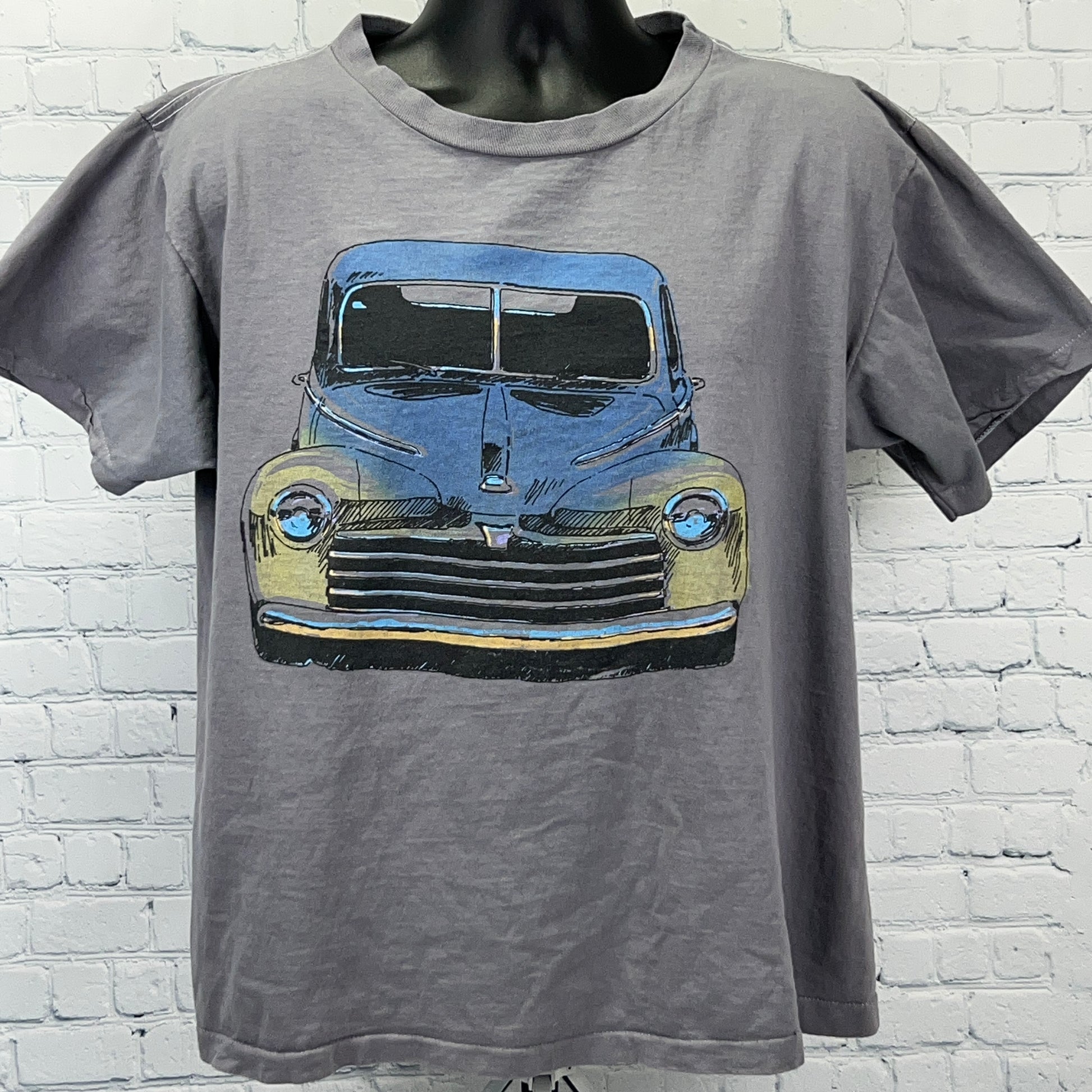 Vintage 80s Rocky Mountain Street Rod Nationals T Shirt 1988 Gray Unisex L Large - Neon Vintage