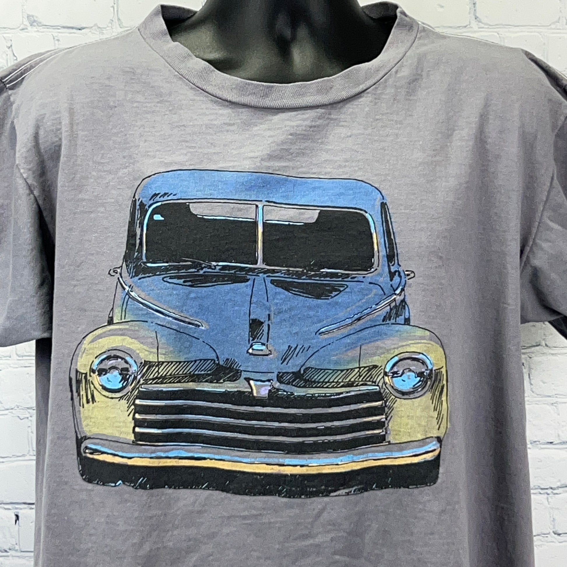 Vintage 80s Rocky Mountain Street Rod Nationals T Shirt 1988 Gray Unisex L Large - Neon Vintage
