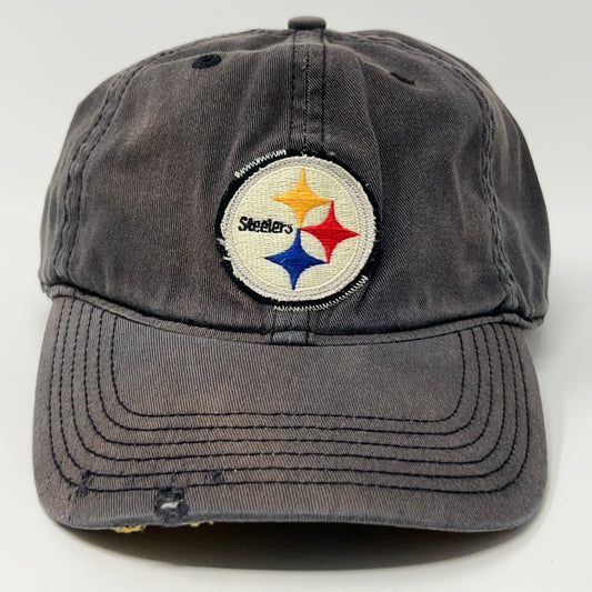 Gorra de béisbol de los Pittsburgh Steelers, ajustable, talla L/XL, Old Orchard Beach, color negro
