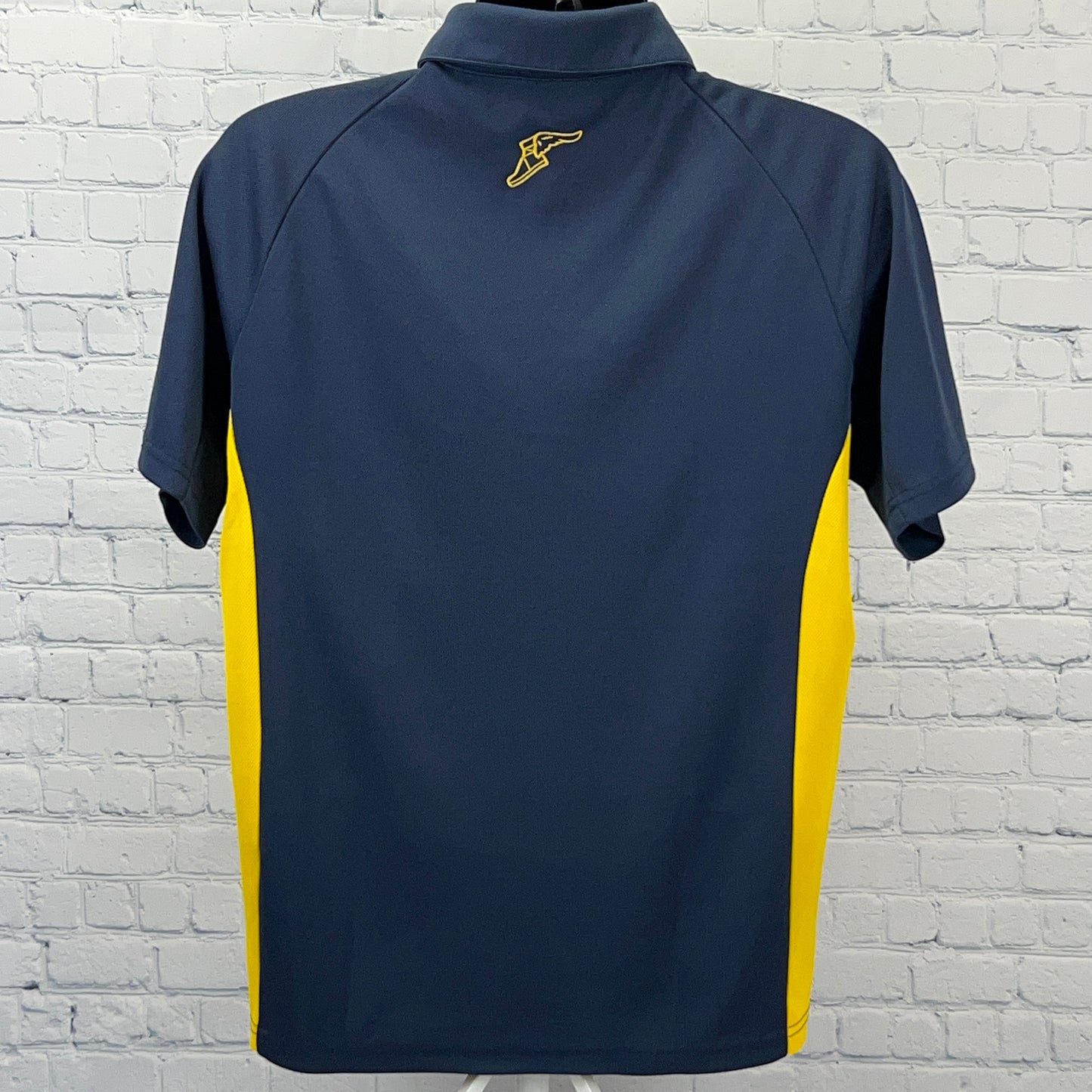 Goodyear Racing Polo Shirt Blue Motorsports Auto Racing Boardroom Mens M Medium
