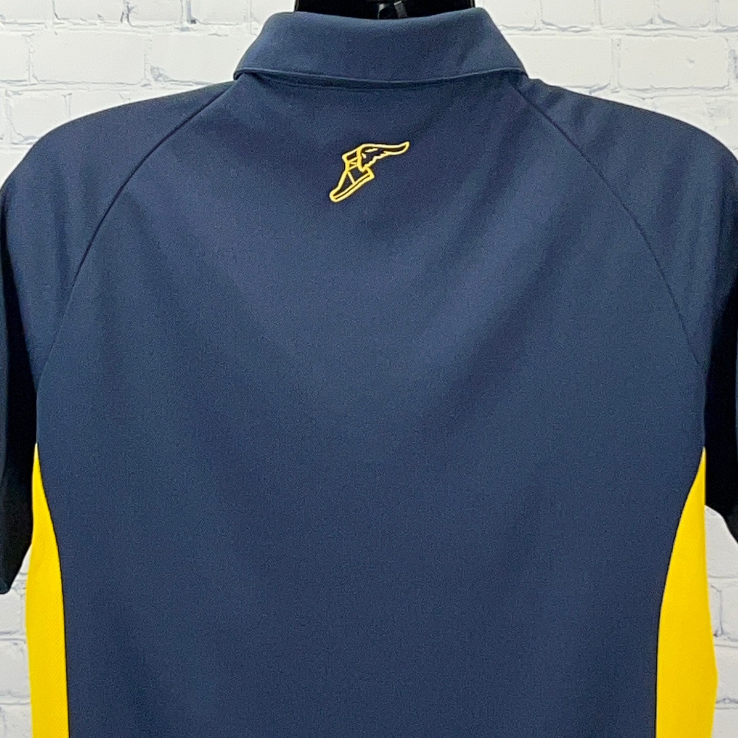 Goodyear Racing Polo Shirt Blue Motorsports Auto Racing Boardroom Mens M Medium