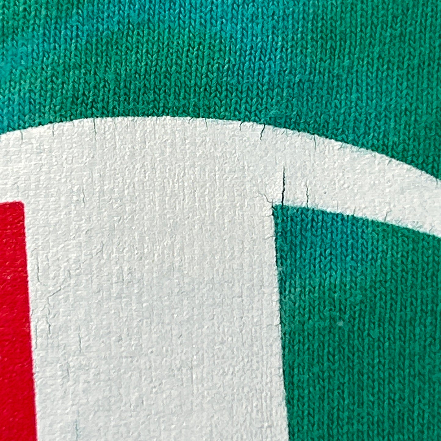 Champion Tie Dye T Shirt Mens S Small Green Big Logo Streetwear Skater Skating