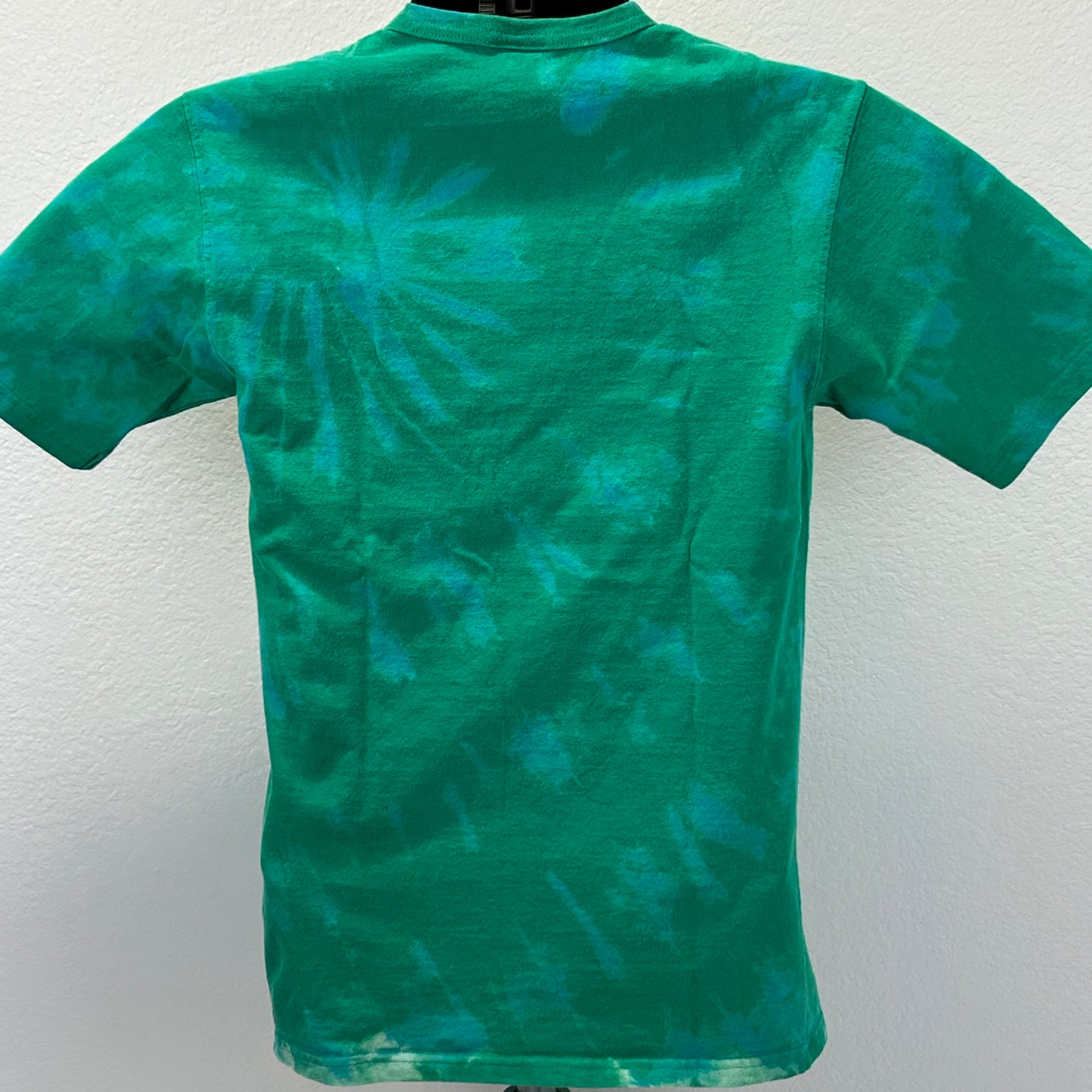 Champion Tie Dye T Shirt Mens S Small Green Big Logo Streetwear Skater Skating