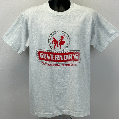 复古田纳西州查塔努加州长 T 恤 大号 90 年代乡村音乐风格 男式 灰色