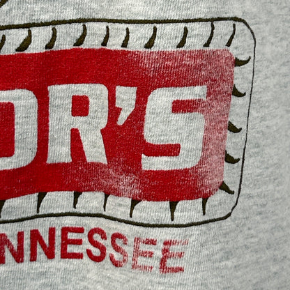 复古田纳西州查塔努加州长 T 恤 大号 90 年代乡村音乐风格 男式 灰色