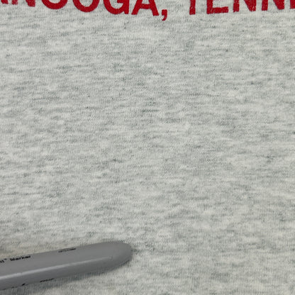 复古田纳西州查塔努加州长 T 恤 大号 90 年代乡村音乐风格 男式 灰色