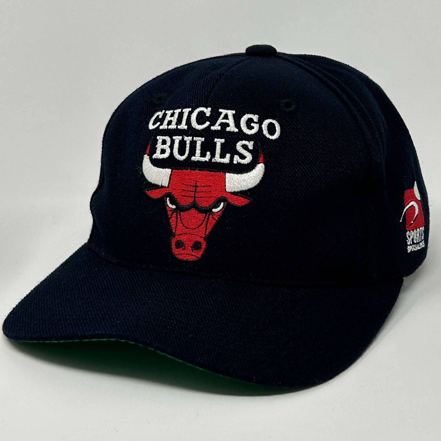 Vintage Chicago Bulls Logo Hat Baseball Cap Sports Specialties Snapback Black