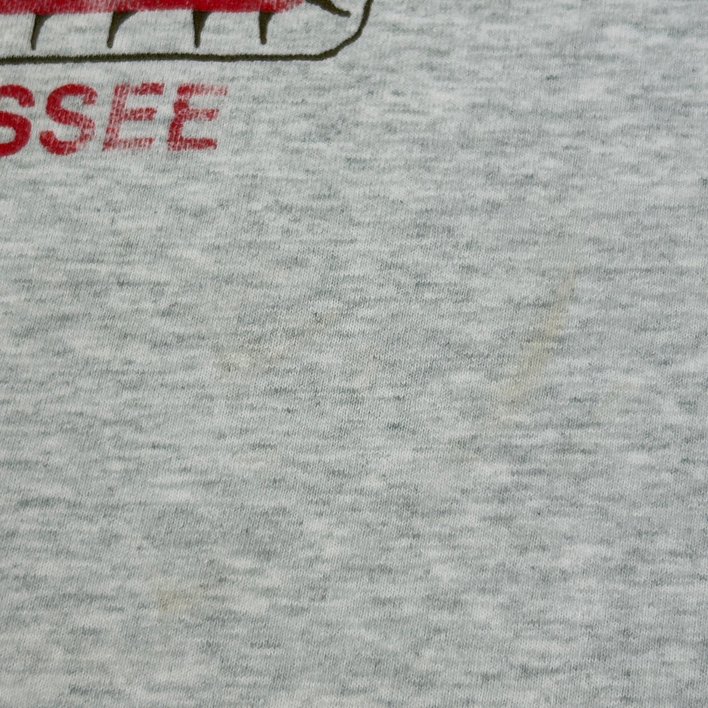 复古田纳西州查塔努加州长 T 恤 大号 90 年代乡村音乐风格 男式 灰色