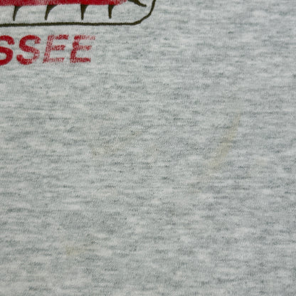 复古田纳西州查塔努加州长 T 恤 大号 90 年代乡村音乐风格 男式 灰色