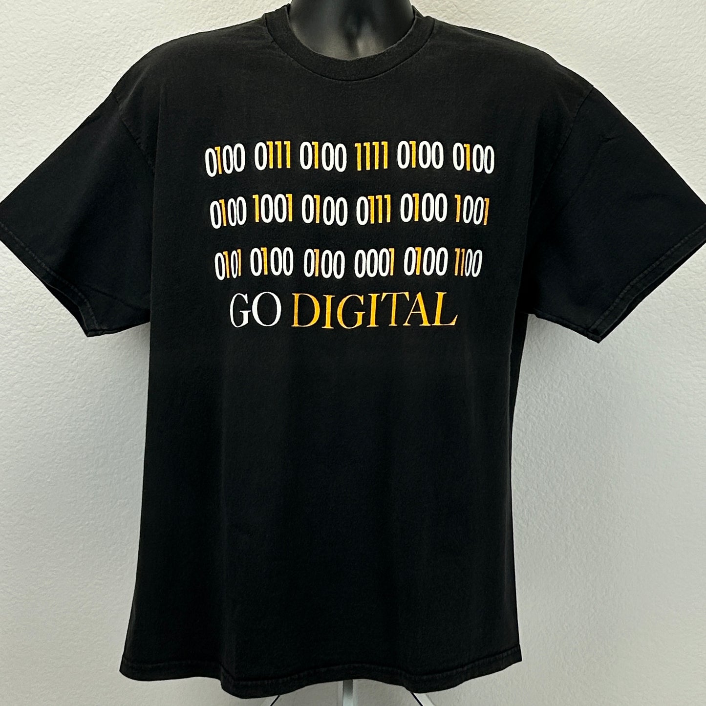 Go Digital Go SMPTE T 恤 X-Large 电影 电影 电视工程师 男式 黑色