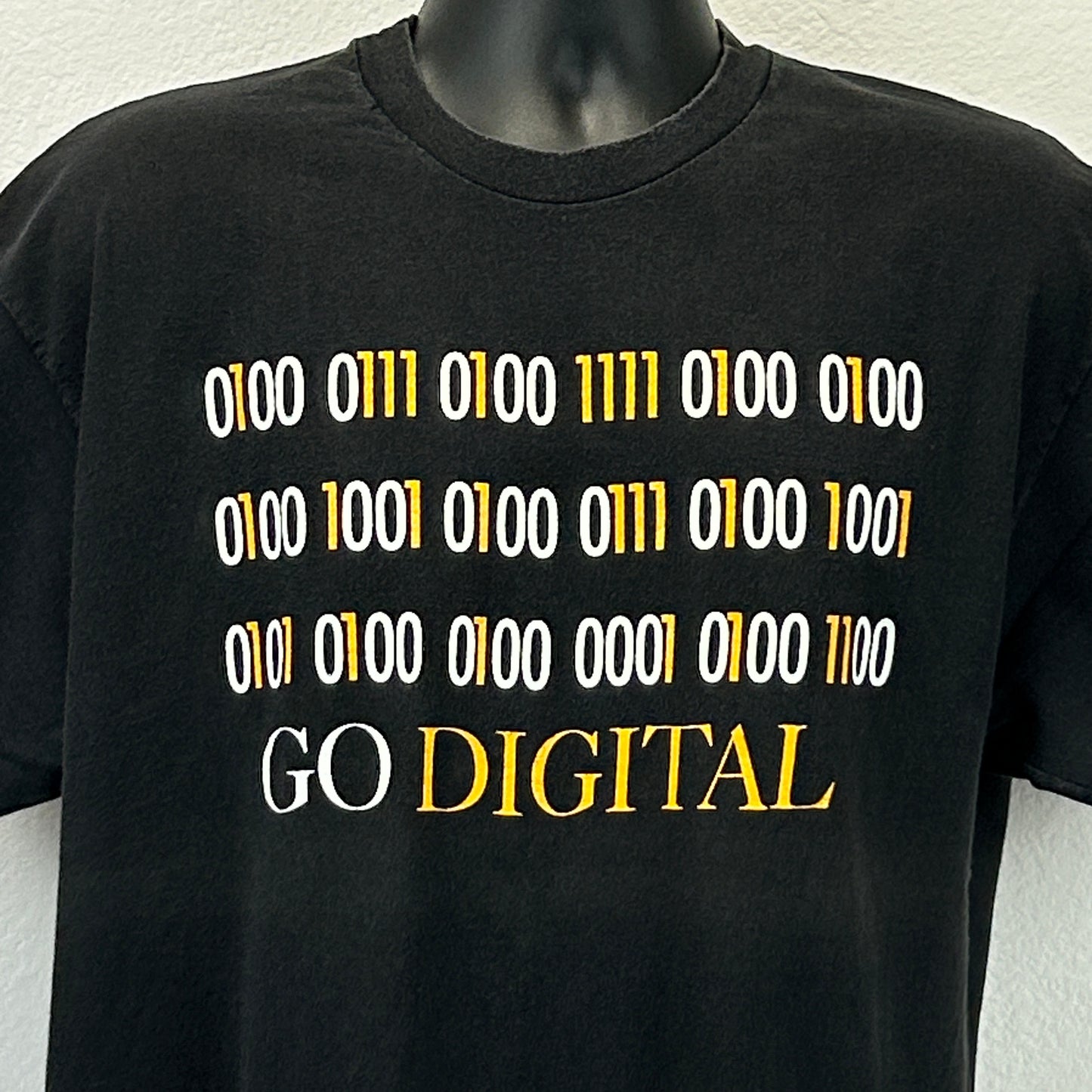 Go Digital Go SMPTE T 恤 X-Large 电影 电影 电视工程师 男式 黑色