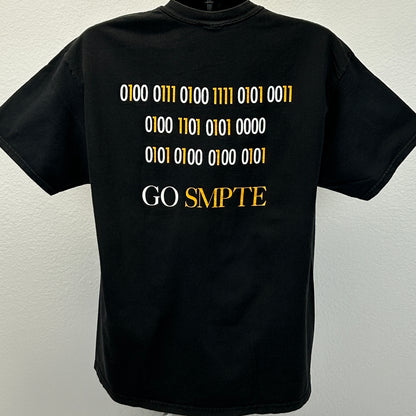 Go Digital Go SMPTE T 恤 X-Large 电影 电影 电视工程师 男式 黑色
