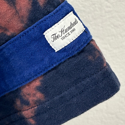 The Hundreds Striped T Shirt Mens M Medium Blue Streetwear Tie Dye Tee - Neon Vintage