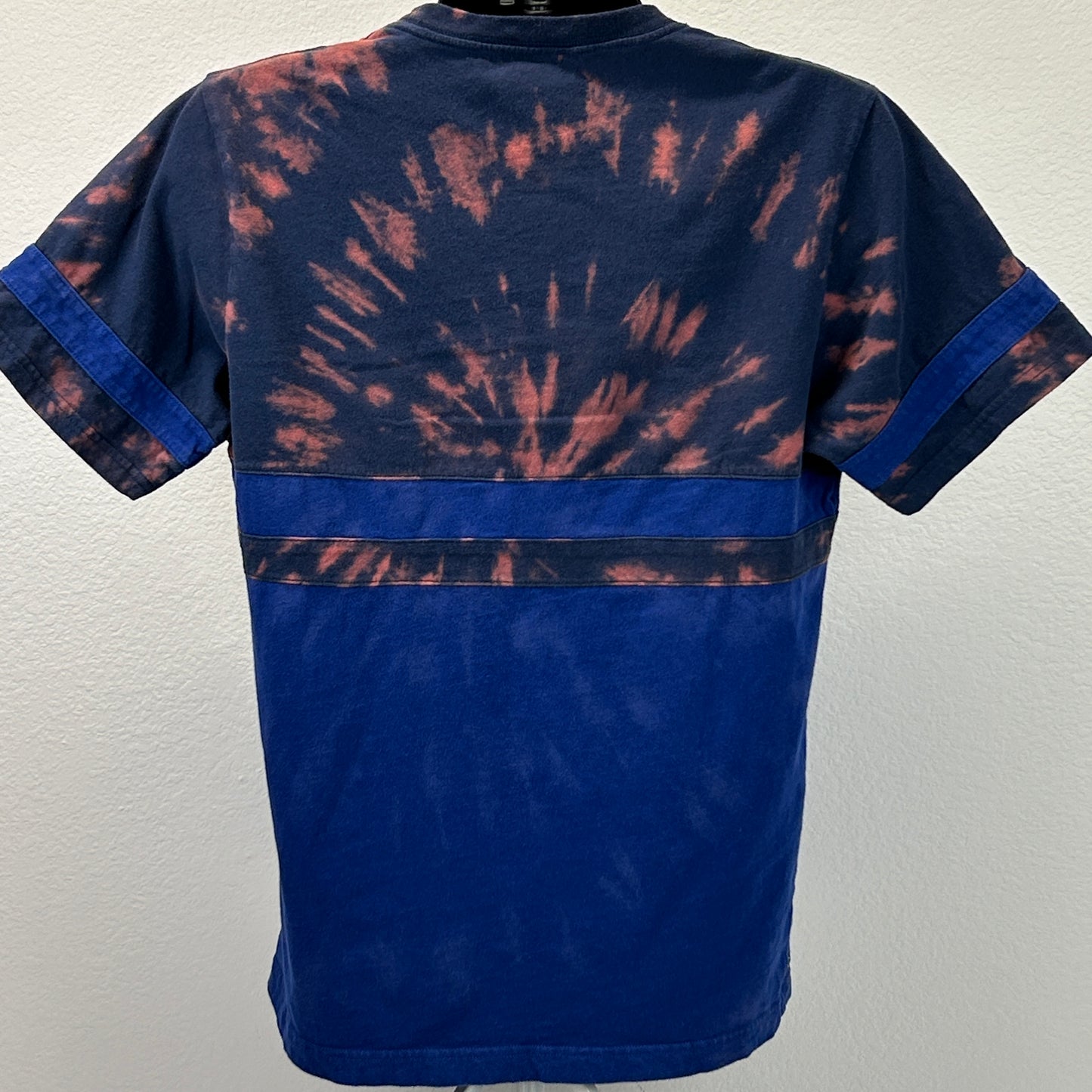 The Hundreds Striped T Shirt Mens M Medium Blue Streetwear Tie Dye Tee - Neon Vintage