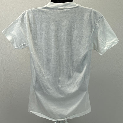 Vintage Chicagofest Good Folk WFMT T Shirt Mens M Medium White 70s 1979 Festival