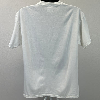 复古 Ballys 足球体育博彩 T 恤加大码拉斯维加斯赌场男式白色