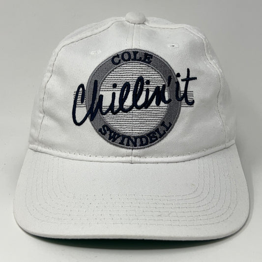 Cole Swindell Hat Baseball Cap White Country Music Circle Logo The Game Snapback - Neon Vintage