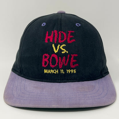 Vintage 90s Riddick Bowe vs Herbie Hide Hat Baseball Cap 1995 Las Vegas Snapback - Neon Vintage