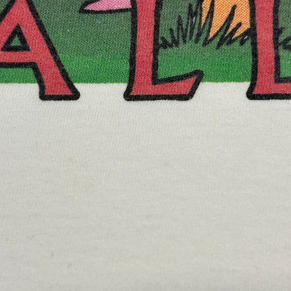 复古 Ballys 足球体育博彩 T 恤加大码拉斯维加斯赌场男式白色