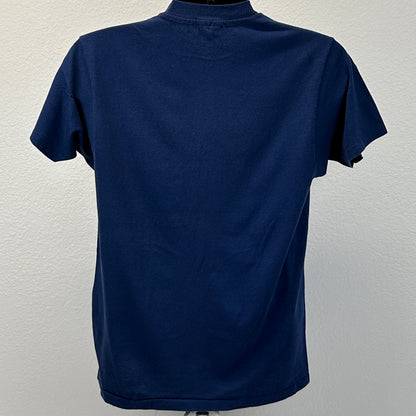 Vintage 80s Charley Browns Hillsboro Beach T Shirt Florida USA Blue M Medium