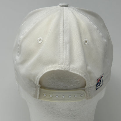Vintage 90s Nebraska Cornhuskers Hat Cap UNL 3 Bar Line The Game Snapback White