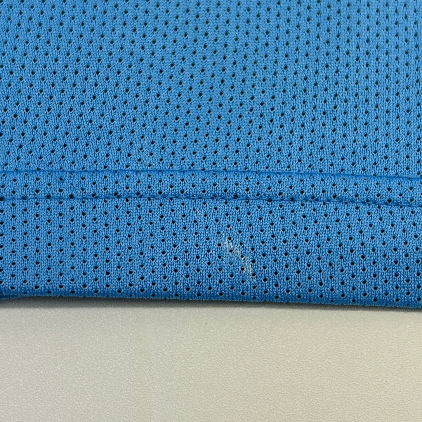 Camiseta Nike vintage de malla para hombre, camiseta de fútbol, ​​baloncesto, logo Y2K azul