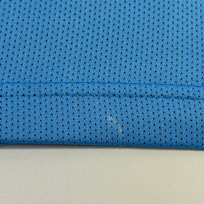 Camiseta Nike vintage de malla para hombre, camiseta de fútbol, ​​baloncesto, logo Y2K azul