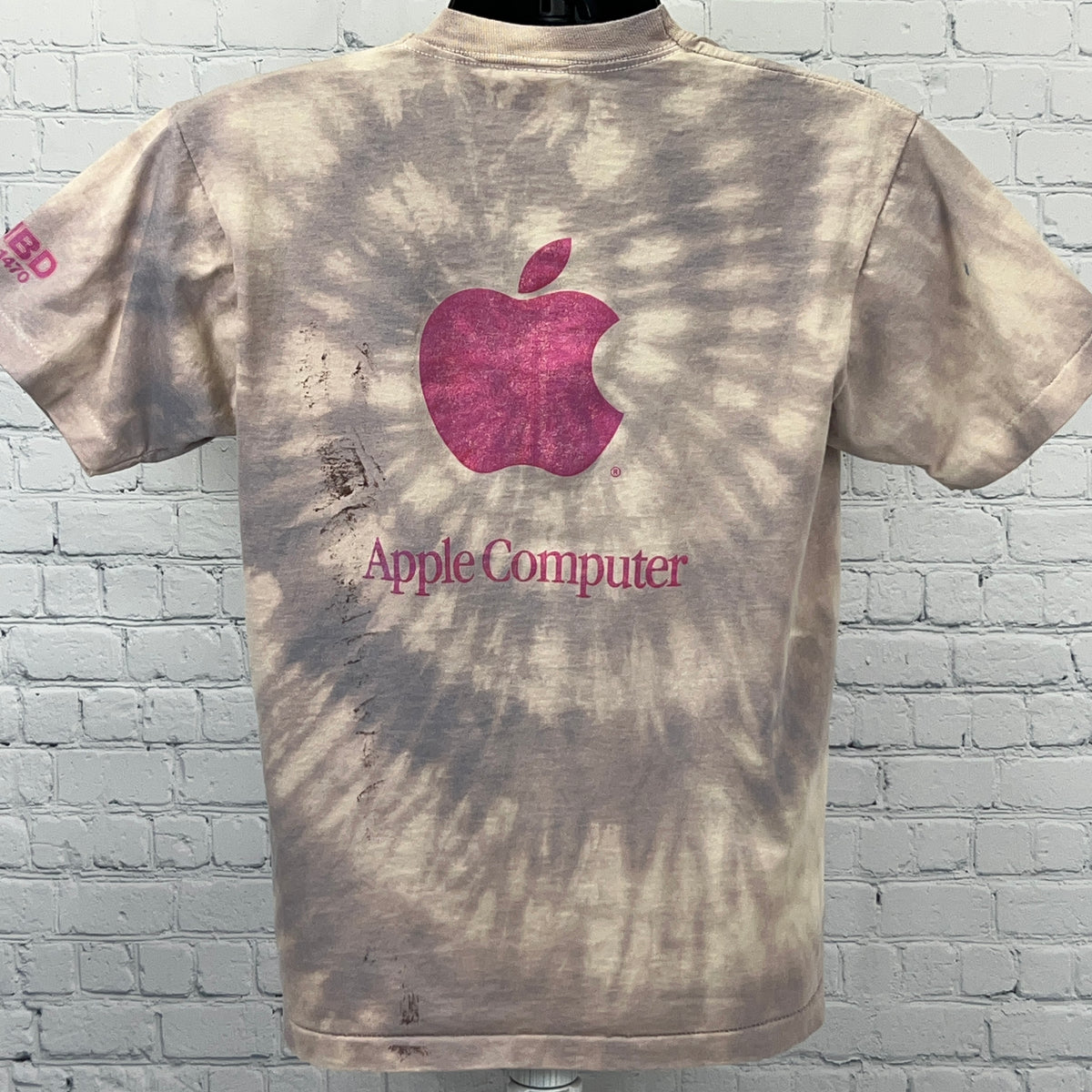 Vintage 80s Apple Computer Scrub Shirt Scramble T Shirt Illinois Single Stitch M