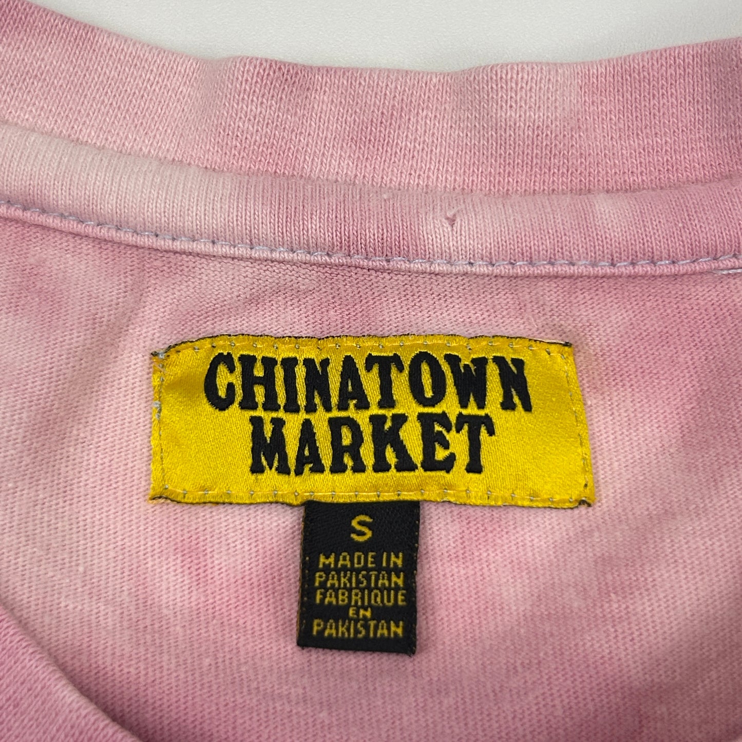 Chinatown Market Studios T Shirt California License Plate Streetwear Pink Small