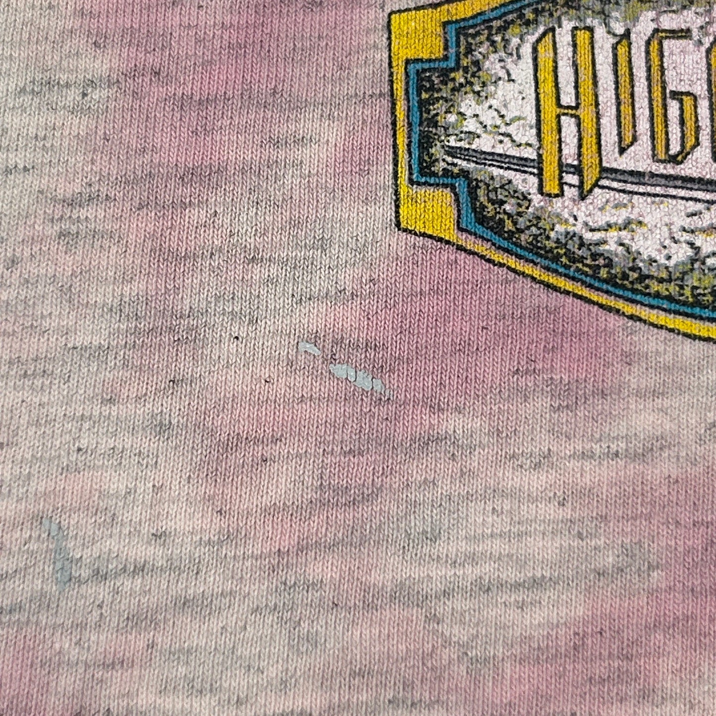 Vintage 90s Highlander T Shirt TV Television Show Movie Film Tee Pink M Medium
