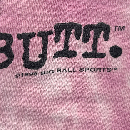 Vintage 90s Girls Kick Butt Softball T Shirt Baseball USA Pink Unisex L Large
