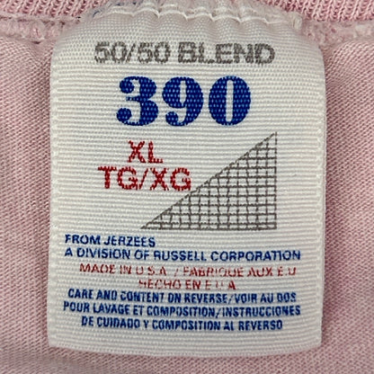 Vintage 90s US Army POW-MIA T Shirt Military United States Pink Mens L Large