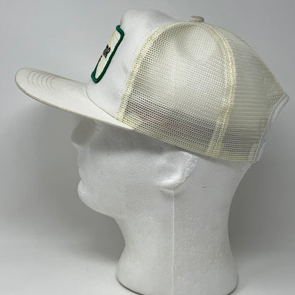 Vintage Hy-Vigor Seeds Trucker Hat Baseball Cap White Farmer Snapback K-Products