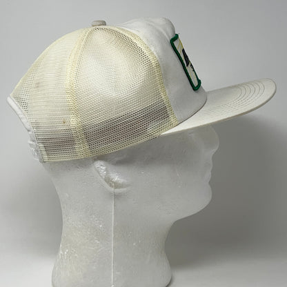 Vintage Hy-Vigor Seeds Trucker Hat Baseball Cap White Farmer Snapback K-Products