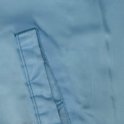 Vintage 80s Hewlett Packard Satin Jacket Computers Technology USA Blue M Medium