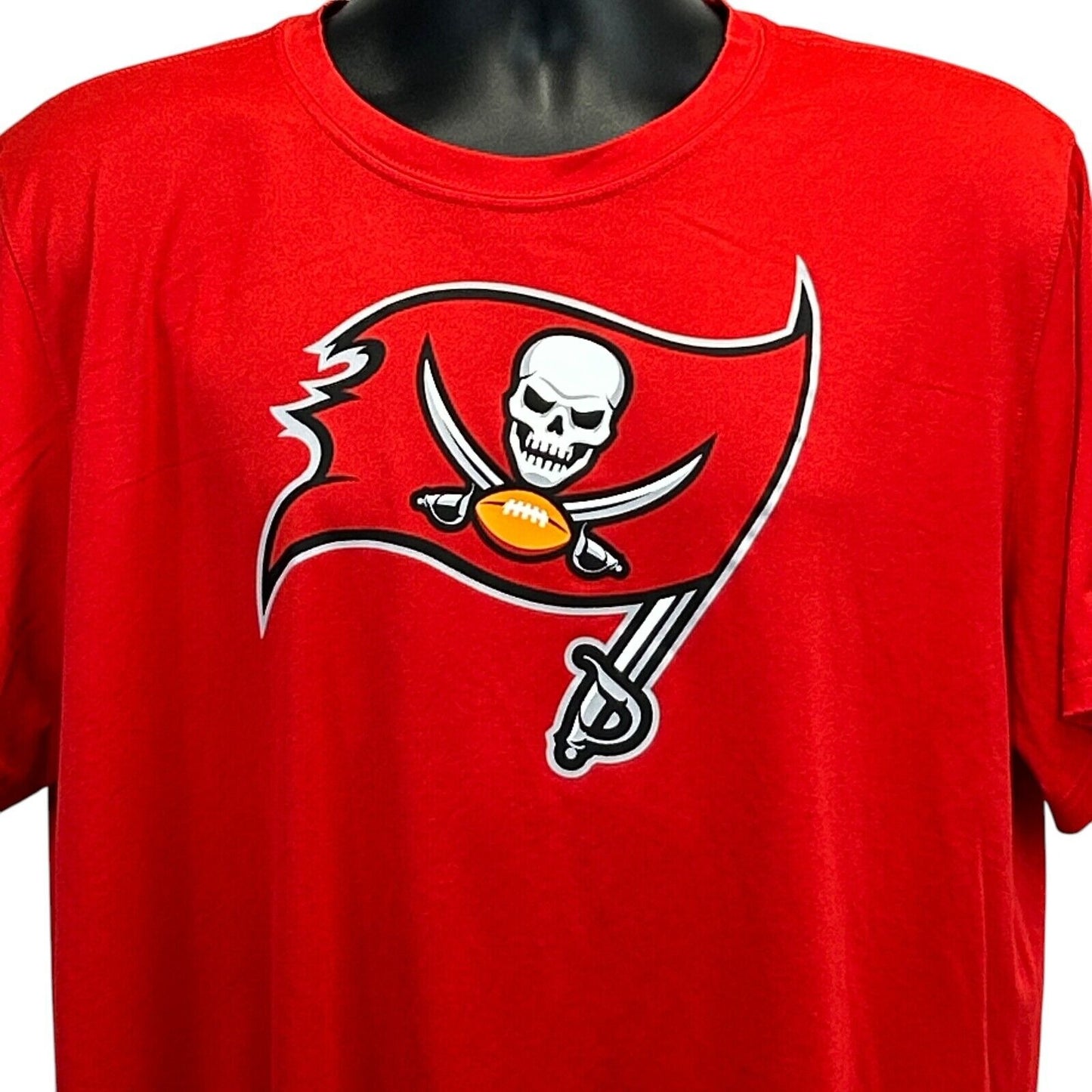 Tampa Bay Buccaneers T Shirt Mens X-Large The Nike Tee Dri Fit NFL Football Red