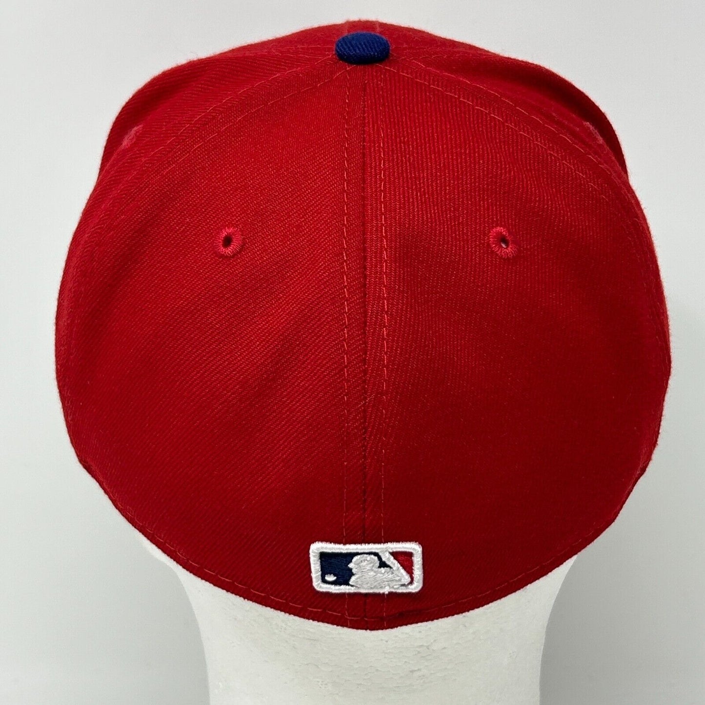 费城费城人队棒球帽 MLB 新时代 59Fifty 5950 红色合身 7 1/4