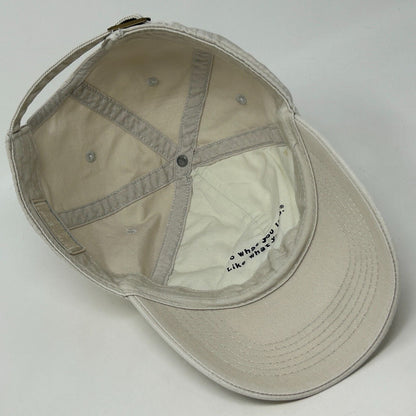 Life Is Good Golfer Dad Hat Baseball Cap Beige Golf Golfing Stick Figure 6 Panel