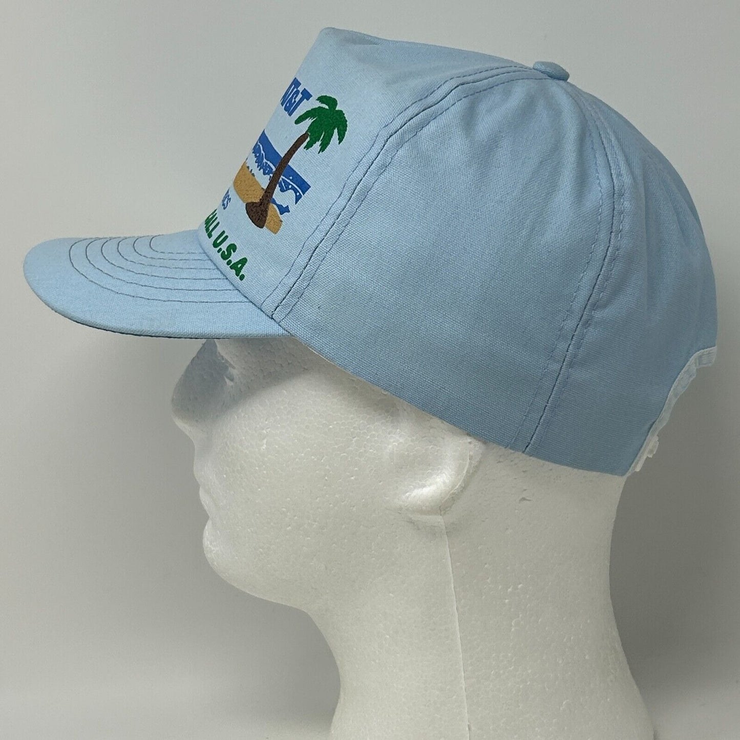 Vintage AT&T Call Before You Dig Baseball Cap Hat ATT Fiber Optics Snapback Blue