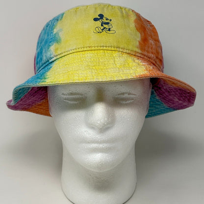 Walt Disney Parks Tie Dye Bucket Hat Mickey Mouse Fishermans Hat Pail Hat Adult