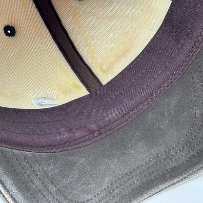 Gorra de béisbol de 2K Video Games, gorra de béisbol con correa para la espalda, 6 paneles, color marrón desgastado