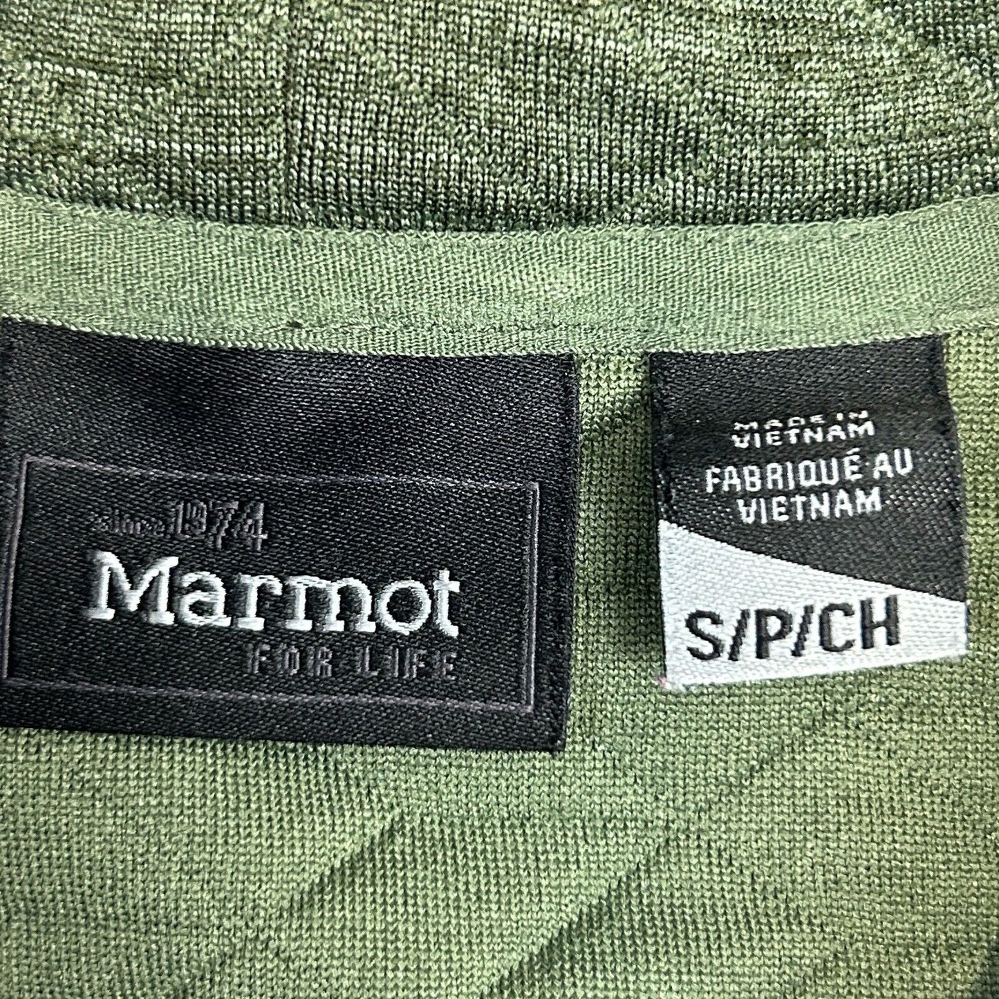 Sudadera con cuello vuelto y acolchado Annie de Marmot para mujer, con bolsillos pequeños, color verde