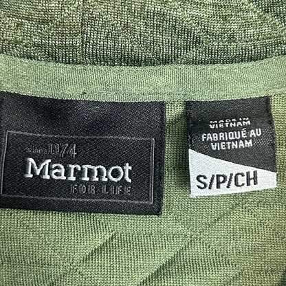 Sudadera con cuello vuelto y acolchado Annie de Marmot para mujer, con bolsillos pequeños, color verde