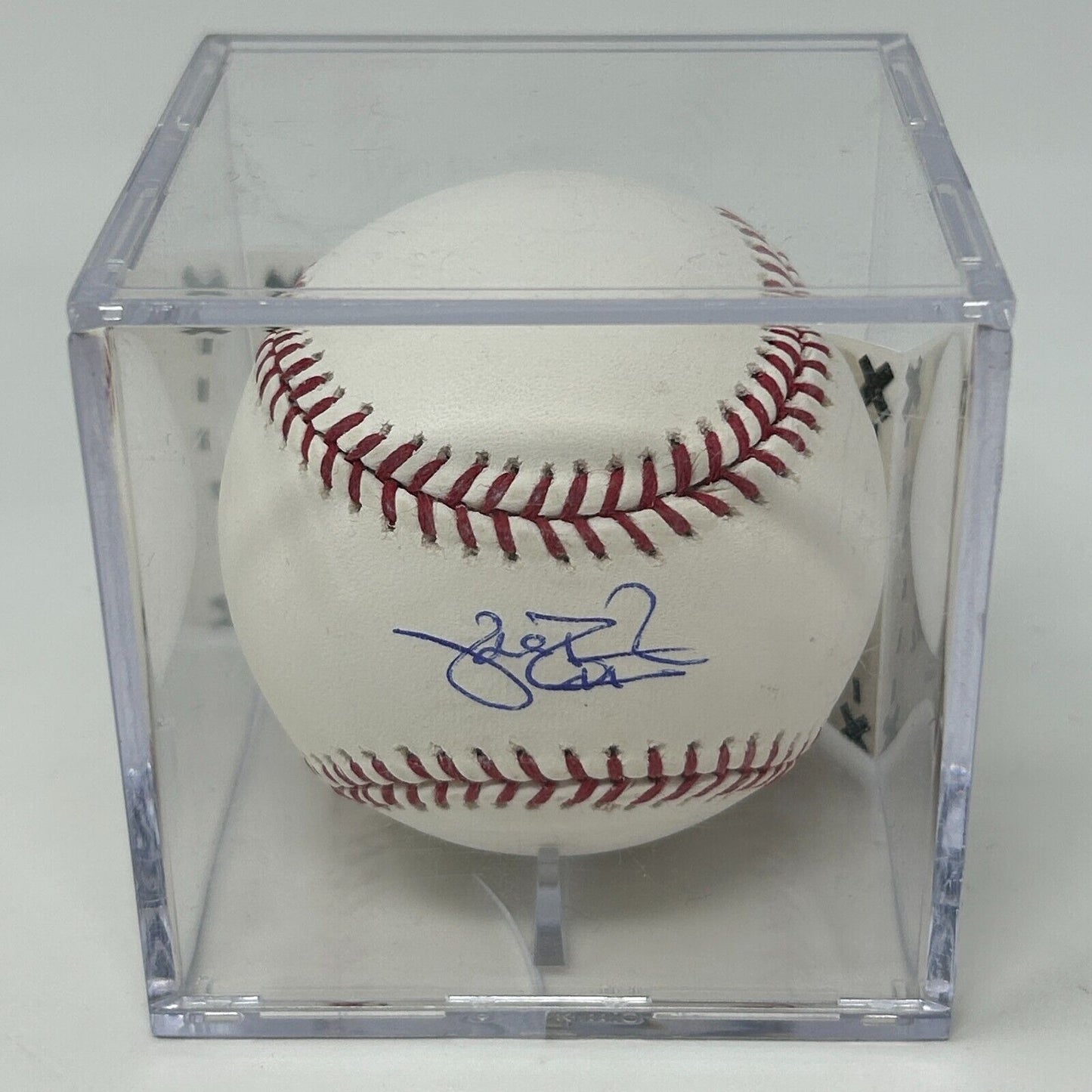 Jake Peavy Signed Ball Autographed Signature MLB Tristar COA Baseball and Case