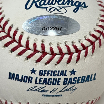 Pelota de béisbol autografiada de Jake Peavy, Tristar COA de la MLB, y estuche