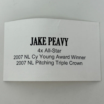 Pelota de béisbol autografiada de Jake Peavy, Tristar COA de la MLB, y estuche