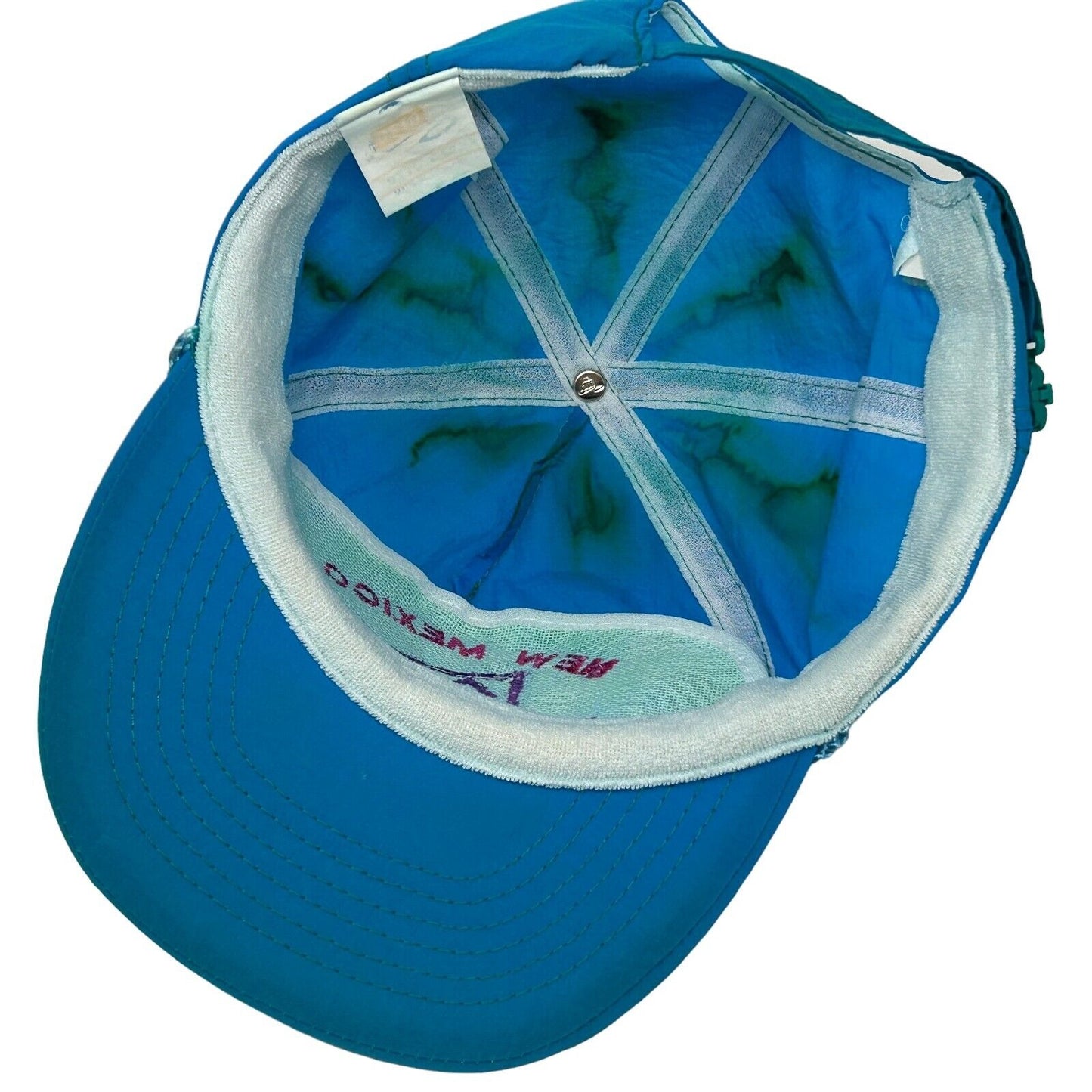 Vintage New Mexico Sailing Club Baseball Hat Cap Nautical Rope Strapback Blue